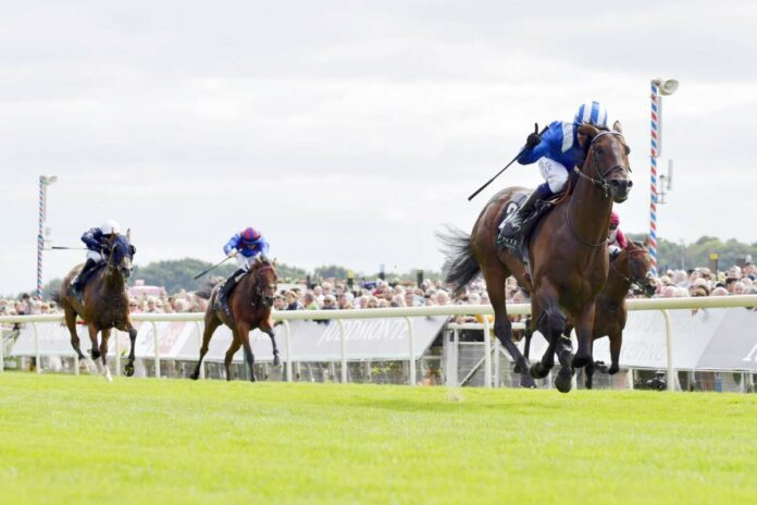 Baaeed gewinnt das Juddmonte International Foto: Sorge Baaeed gewinnt das Juddmonte International Foto: Sorge