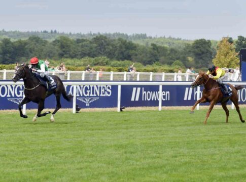 Pyledriver bei seinem Sieg in den King George VI Stakes gegen Torquator Tasso Foto: Sorge