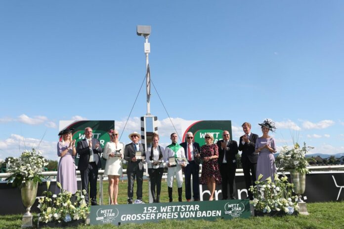 Mendocino siegt unter Rene Piechulek im 152. Wettstar.de Grosser Preis von Baden, Gr.1