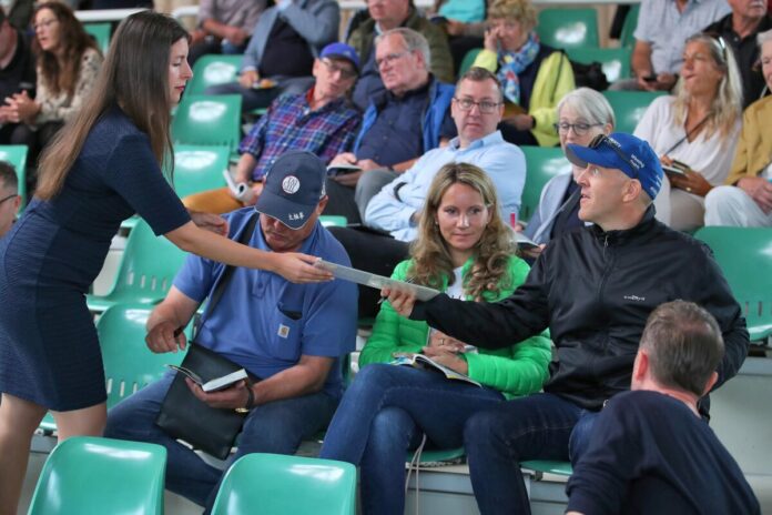 Lars-Wilhelm Baumgarten (re.) am Freitag bei der BBAG Auktion Lars-Wilhelm Baumgarten (re.) am Freitag bei der BBAG Auktion