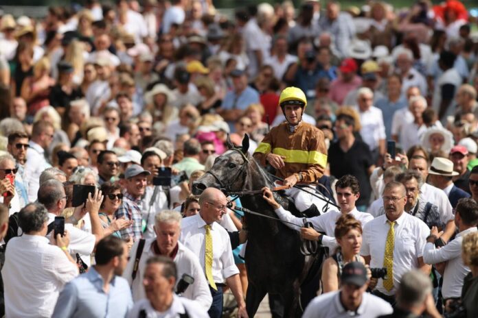Zagrey siegt unter Christoph Soumillon im 153. Wettstar.de Großer Preis von Baden, Gr.1