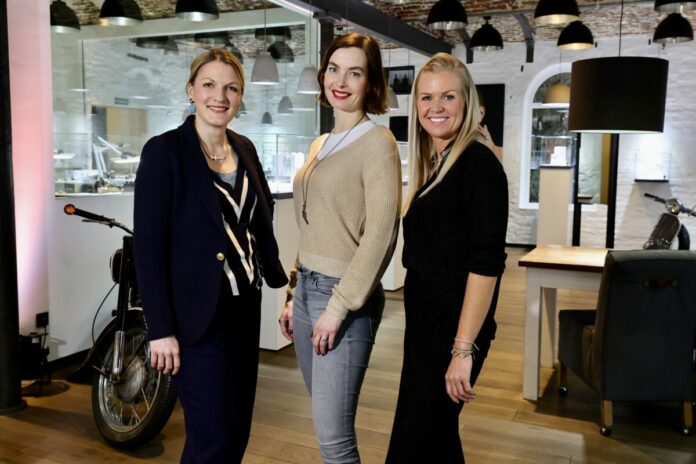 Andrea Höngesberg, Britta Zur, Anna Schneider, v.l.