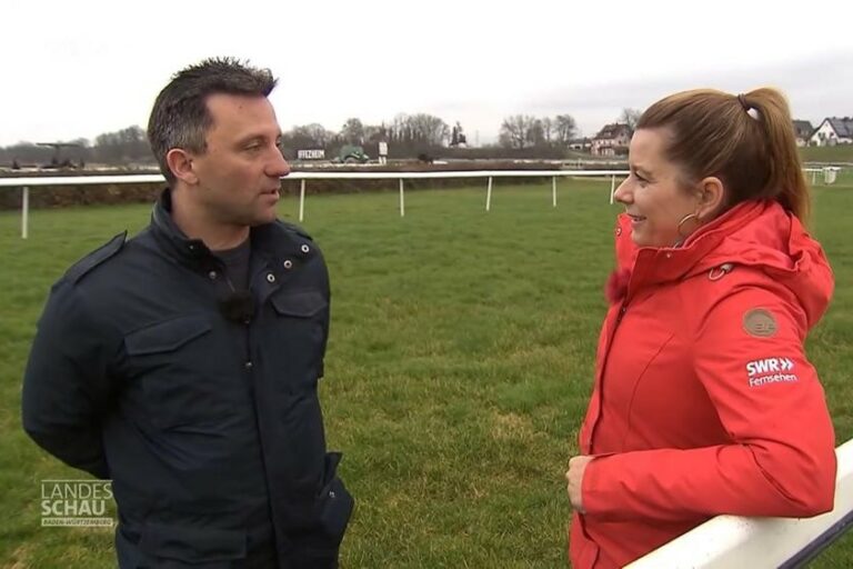 Rennstall Batistic in der Landesschau Baden-Württemberg