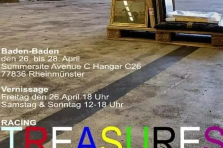 Kunstausstellung zum Thema Pferderennen in Hügelsheim/Baden-Baden