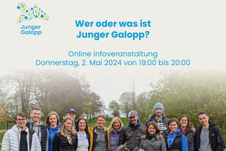 Junger Galopp stellt sich am Donnerstag in einer Onlineveranstaltung vor