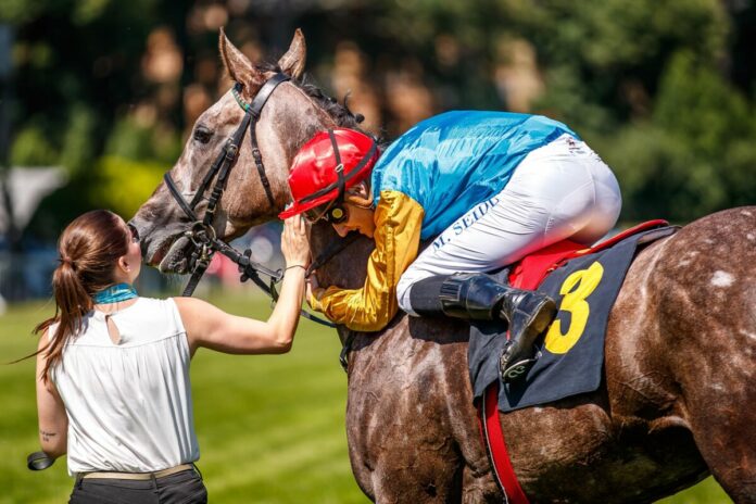 Erle nach dem Sieg im Diana-Trial Erle nach dem Sieg im Diana-Trial