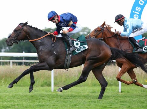 Nach Streichung: Kleines Feld im ersten Grupperennen Penalty siegt unter Thore Hammer-Hansen im 35. Großen Preis der Wirtschaft