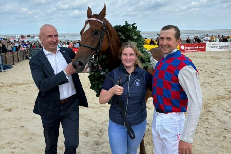 Seriensieger Alvediston nicht aufzuhalten – Überlegen für Recke im Watt