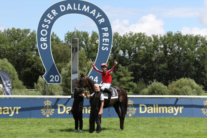 Calif siegt unter Adrie de Vries im Grosser Dallmayr-Preis - Bayerisches Zuchtrennen, Gr.1