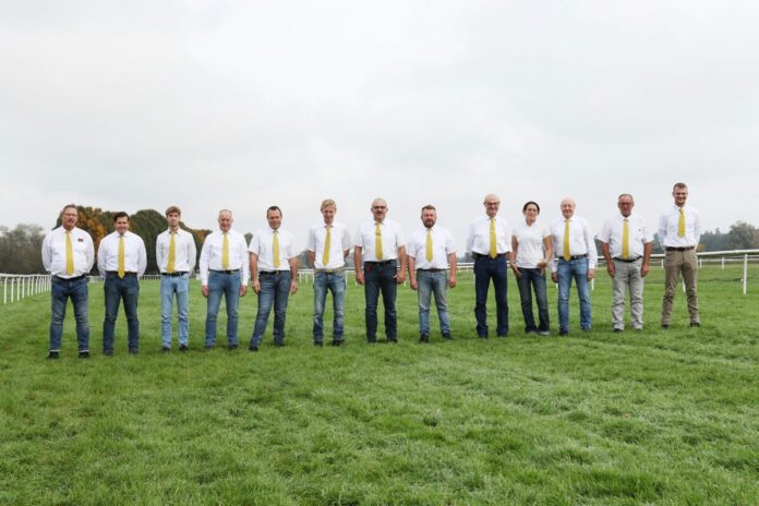 Die Startmannschaft von Baden Galopp