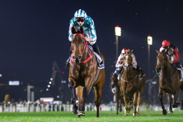 Romantic Warrior gewinnt das Jebel Hatta Foto: hkjc.com Romantic Warrior gewinnt das Jebel Hatta Foto: hkjc.com