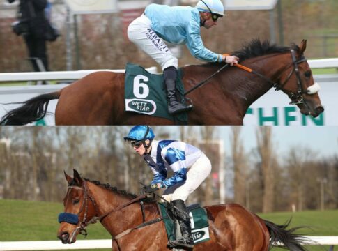 True and Quick und Lazzaro gegen elf in Cagnes-sur-Mer Lazzaro und True and Quick