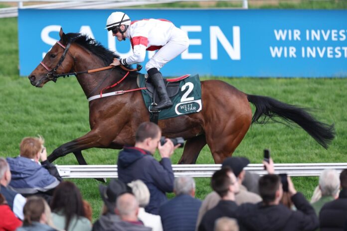 Alleno siegt unter Sibylle Vogt im Sauren Dachfonds Preis (ex Gerling-Preis), Gr.2