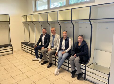 Sanierungen auf dem Rennplatz Iffezheim Umkleide