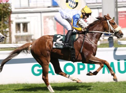 Algabas sorgt für nächsten Heimsieg in Riem Algabas siegt unter Leon Wolff