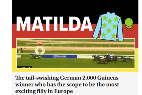 Was kann Matilda? - Racing Post begeistert von German 2.000 Guineas-Siegerin Matilda