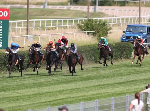 Platzierte nach dem Großen Preis der Wirtschaft zufrieden Platzierte nach dem Großen Preis der Wirtschaft zufrieden