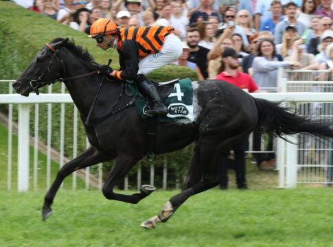 Black Phantom gewinnt das "verkappte" Handicap Black Phantom siegt unter Michael Cadeddu
