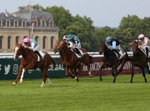Chantilly: Gruppe-Platzierung für Erle-Halbschwester Eleganz Eleganz
