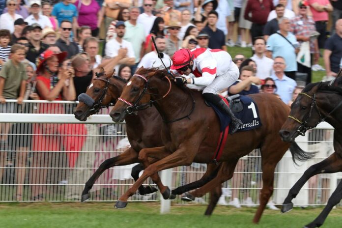 Lordano siegt unter Leon Wolff im Grosser Preis von Tattersalls Lordano siegt unter Leon Wolff im Grosser Preis von Tattersalls