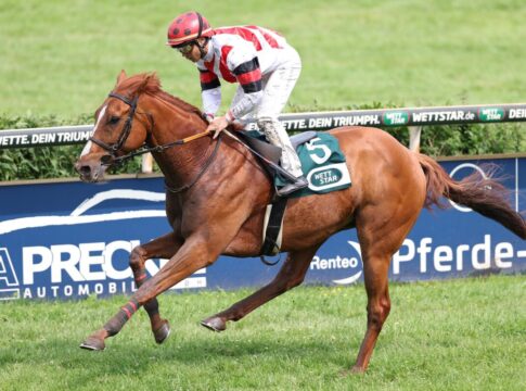 Pyrus-Sieg in Krefeld für Woestes Stall Grafenberg Pyrus siegt unter Bayarsaikhan Ganbat