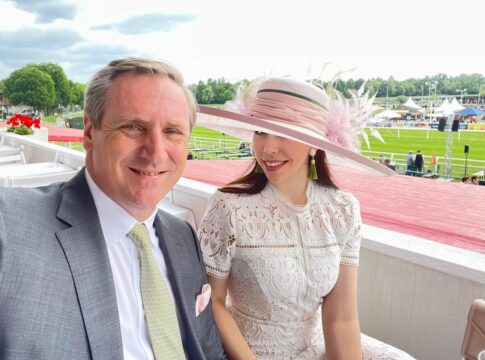 Hutwettbewerb am Tag des IDEE 156. Deutschen Derbys Sarah und Christian von Boetticher