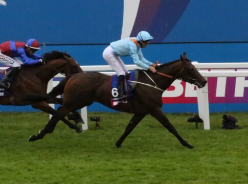 Soumillon über Lazy Griff: „Für mich ist das wie ein Sieg“ SpW25EpsomDerbyPlatzierte Lazy Griff hellblau Foto hemke EY5B8068Zoom