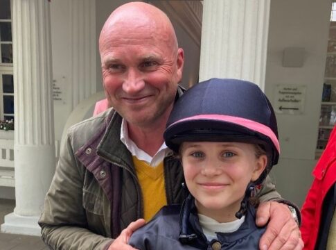 Luisa Marie Keller wieder für Deutschland im Einsatz Luisa Maria Keller mit Vater Matthias