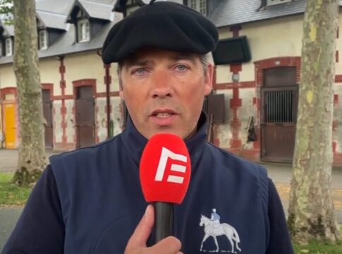 Trainer Christophe Ferland zu seinen beiden Europa-Preis-Startern Christophe Ferland