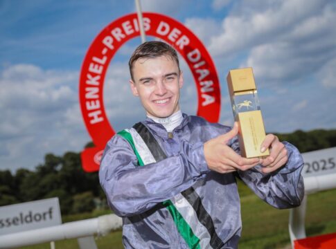 Leon Wolff - Vom Amateur-Reiter zum Diana-Sieger Leon Wolff nach dem Diana-Sieg