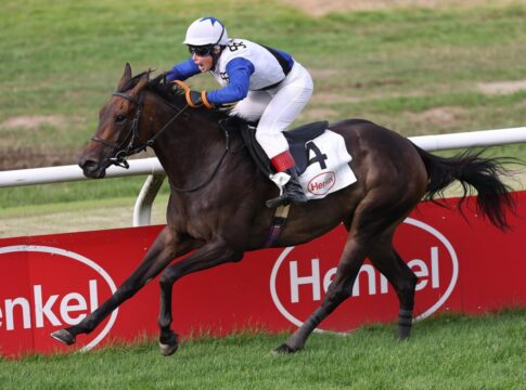 "Gamble" Shoko Lady gewinnt zum Abschluss Shoko Lady siegt unter Ulrike Timmermann