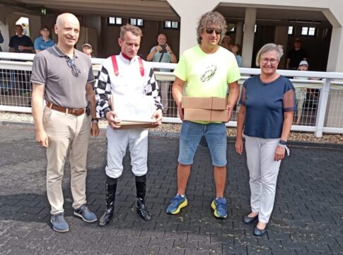 Tschechische Zweierwette im Fliegerhandicap Siegerehrung Steppingstone