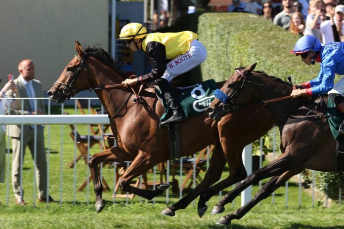 J'Adore L'Or siegt unter Hugo Boutin