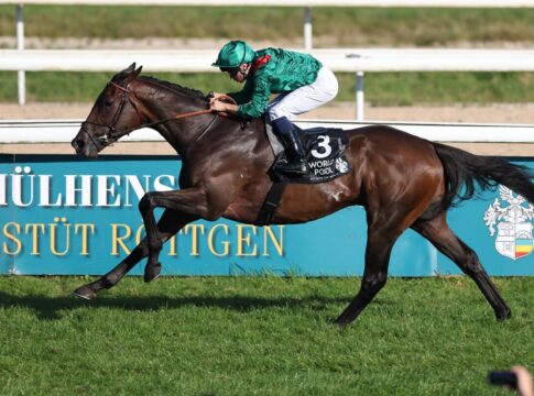 Imponierend! Französischer Favorit Sibayan gewinnt Preis von Europa Sibayan siegt unter Mickael Barzalona im Mehl-Mülhens-Stiftung - 63. Preis von Europa