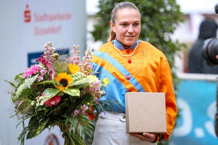 Siegerin der Perlenketten-Gesamtwertung Michaela Musialova