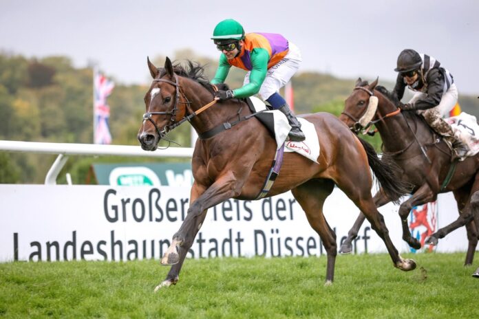 Short Final siegt unter Marco Ghiani im 105. Grosser Preis der Landeshauptstadt Düsseldorf Short Final siegt unter Marco Ghiani im 105. Grosser Preis der Landeshauptstadt Düsseldorf