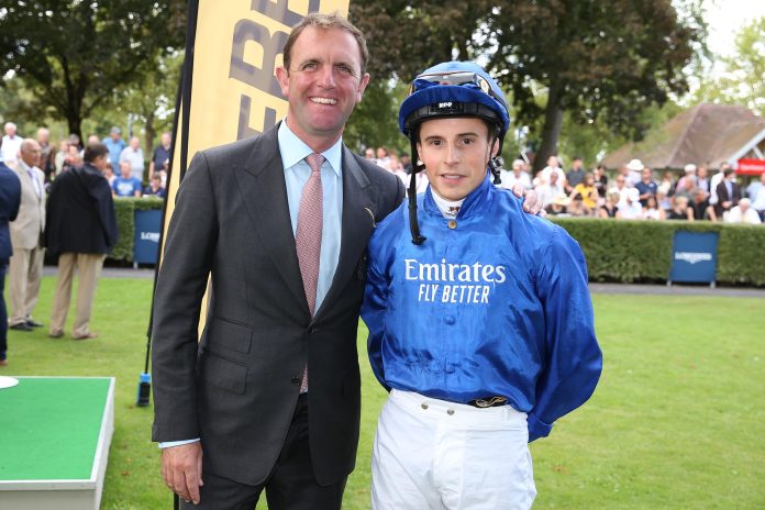 Charlie Appleby (li.) mit William Buick Charlie Appleby (li.) mit William Buick